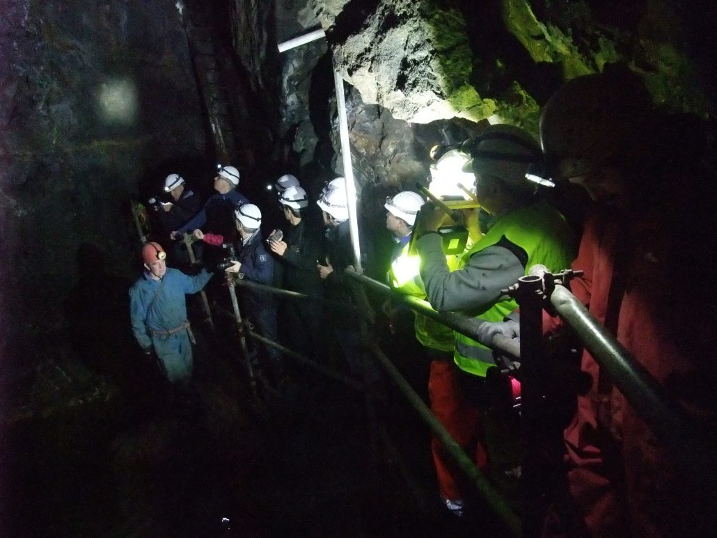 UNEXMIN group studying actual conditions for UX-1 at Deep Ecton