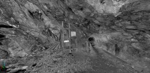 Laser image obtained from the Ecton mine
