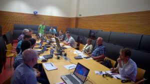 UNEXMIN team discussing UX-1 developments