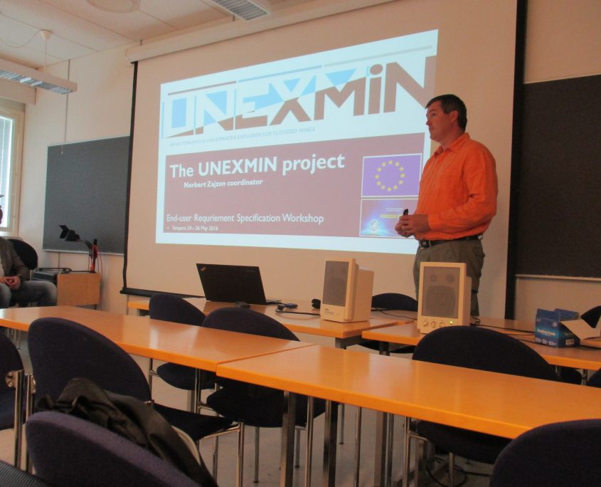 UNEXMIN meeting - Presentation on the project