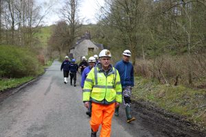 UNEXMIN meeting - Walk to the Ecton Mines
